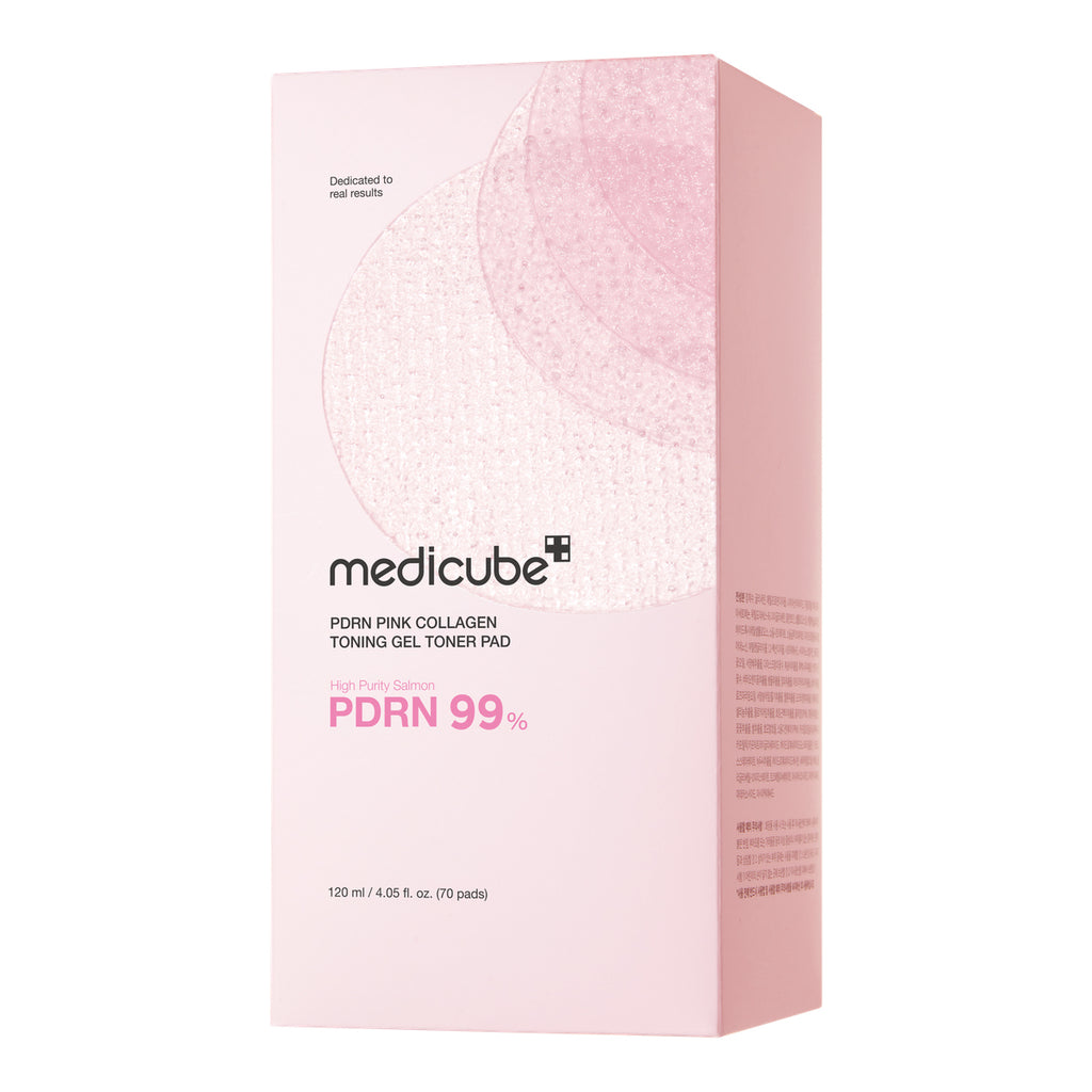 Medicube Pads de tonique en gel au collagène rose PDRN (70 pièces)