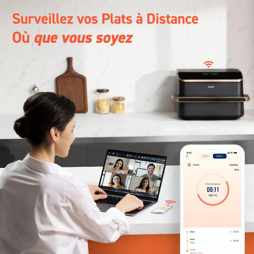 COSORI TF101S Dual Blaze Twinfry™ Friteuse à air chaud - 10 L