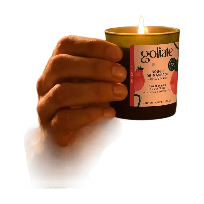 Goliate Bougie de massage à l’huile de coco biologique Bello 140 g