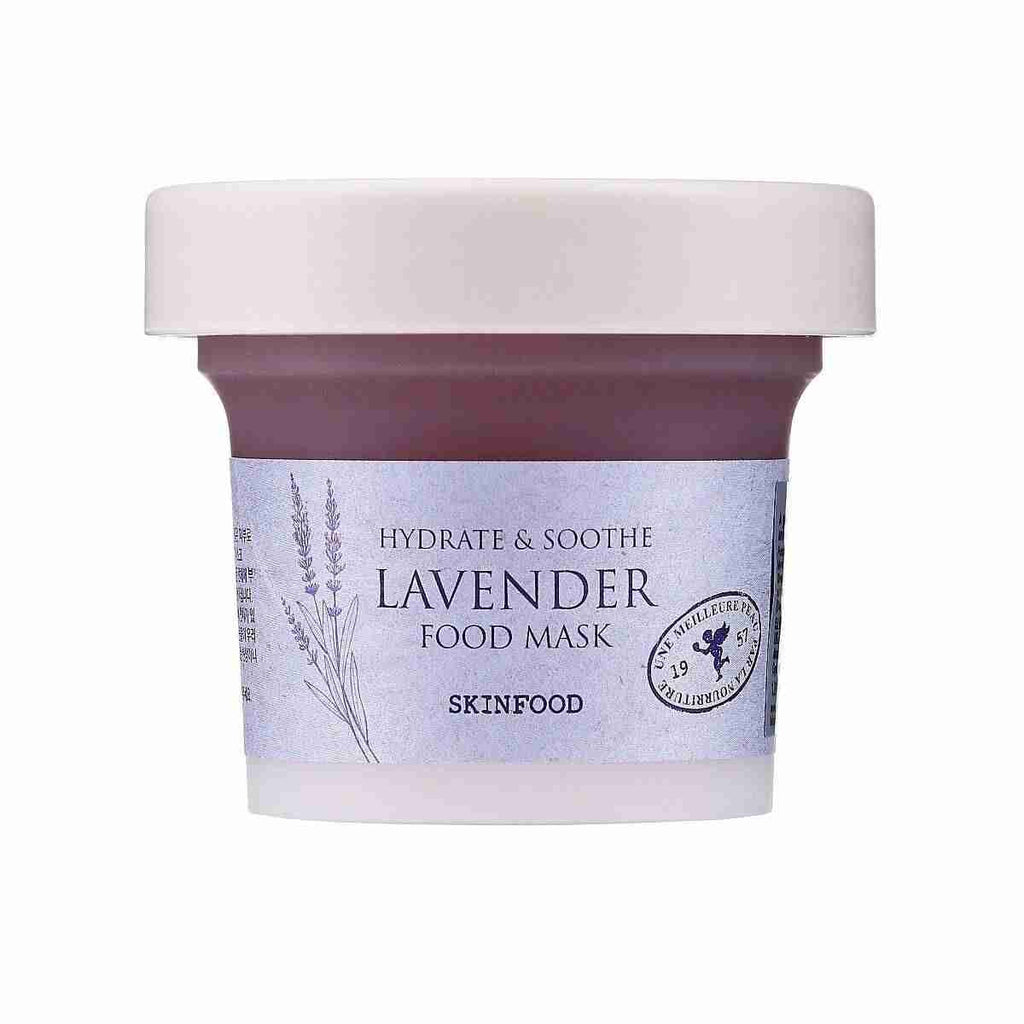 SKINFOOD Masque Lavande Food Masque Gel à Laver Apaisant & Hydratant 120 g
