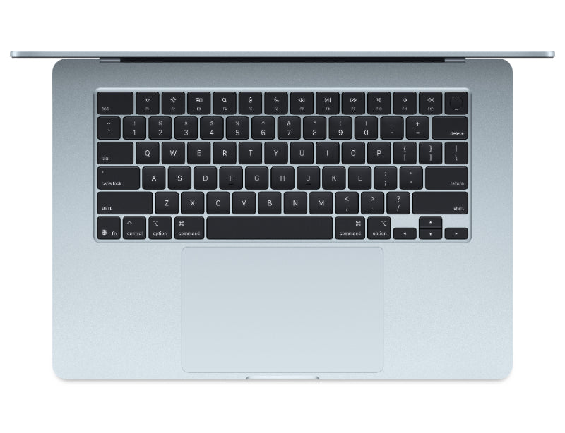 Apple MacBook Air 15 pouces Puce M4 CPU 10 cœurs GPU 10 cœurs 24 Go RAM 512 Go SSD Bleu ciel, AZERTY