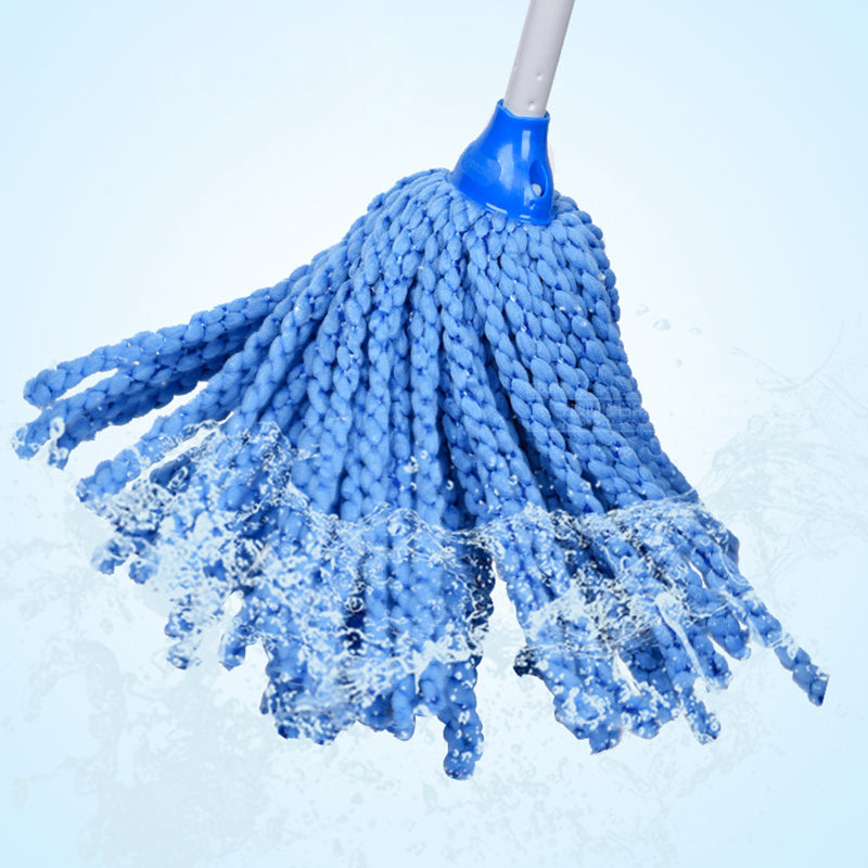 Recharge de tête de serpillière humide en microfibre bleue 160g, recharge de tête de serpillière à super absorption