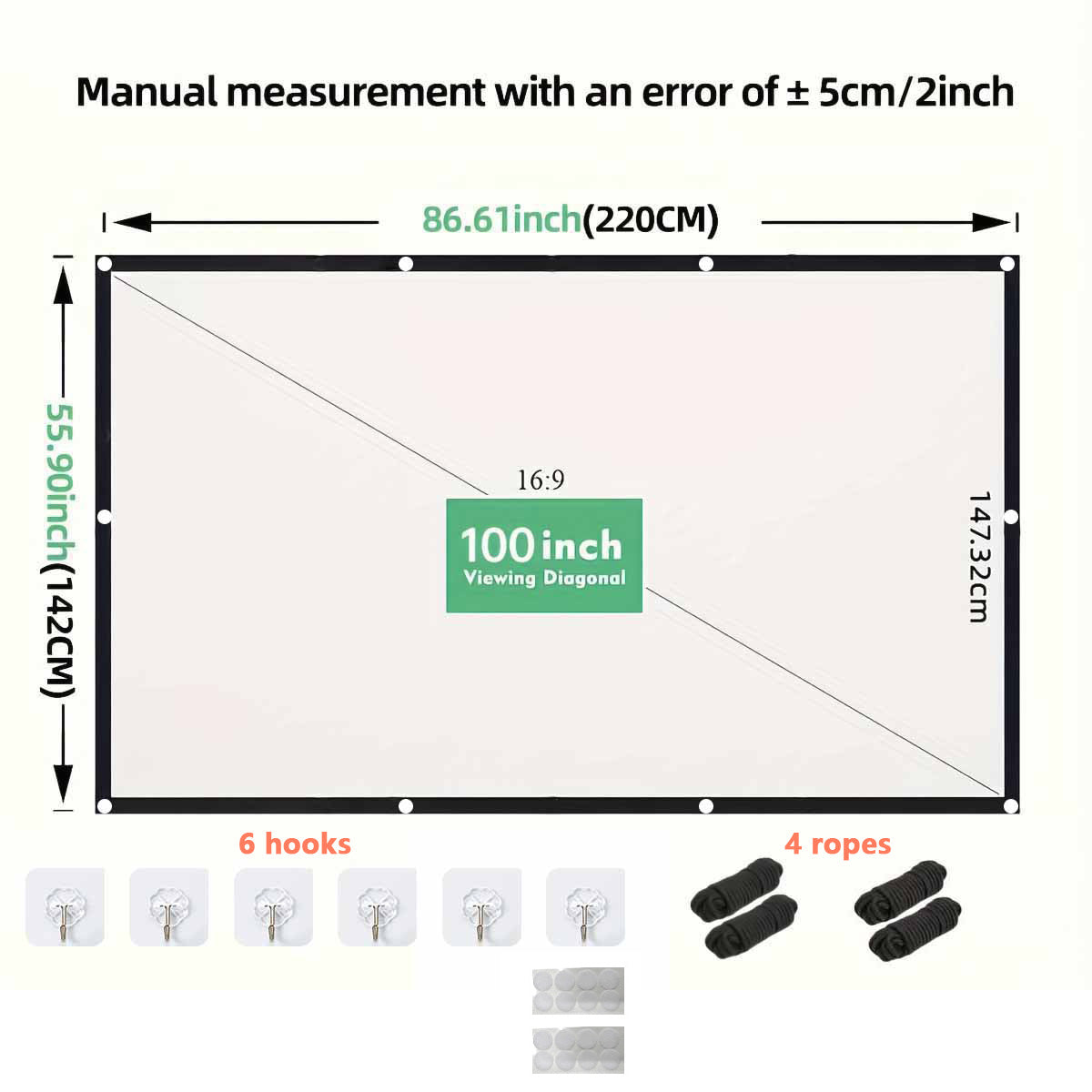 Pack de divertissement pour grand écran - Projecteur portable XGODY Gimbal A6 Pro avec écran de projection de 100 pouces en cadeau