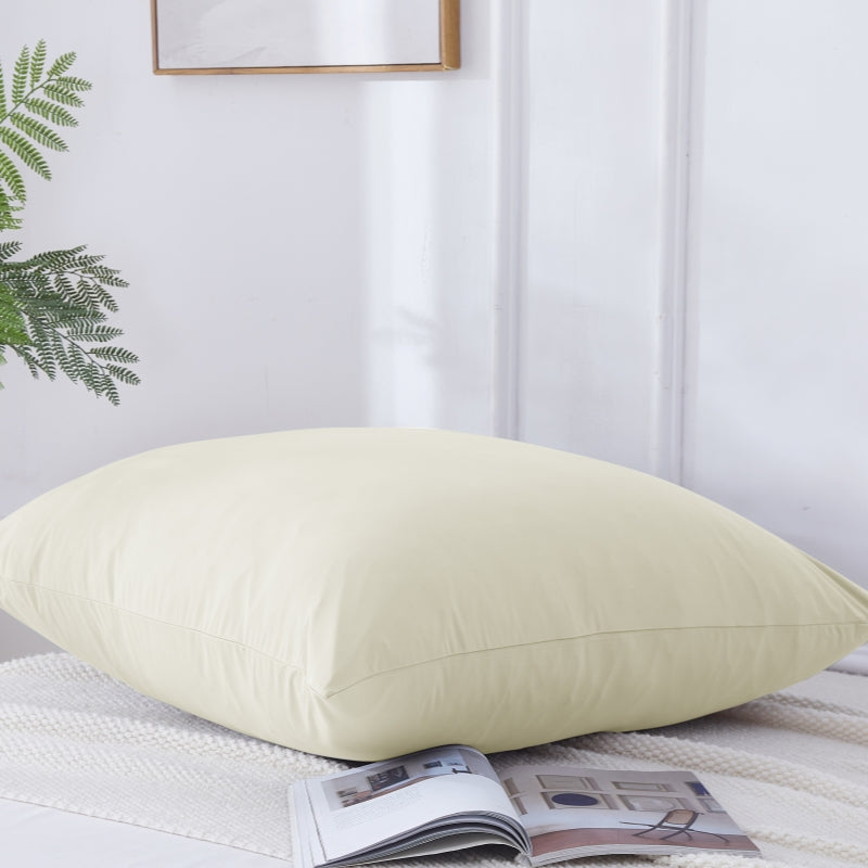 MEROPE, Taie d'oreiller en nylon/élasthanne effet frais, 80x80 cm, beige, 1 pack