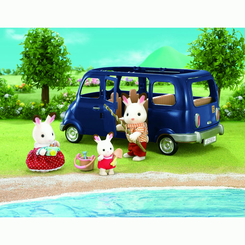 Sylvanian Families Le Monospace 7 places - Version EU avec poignée de porte à gauche