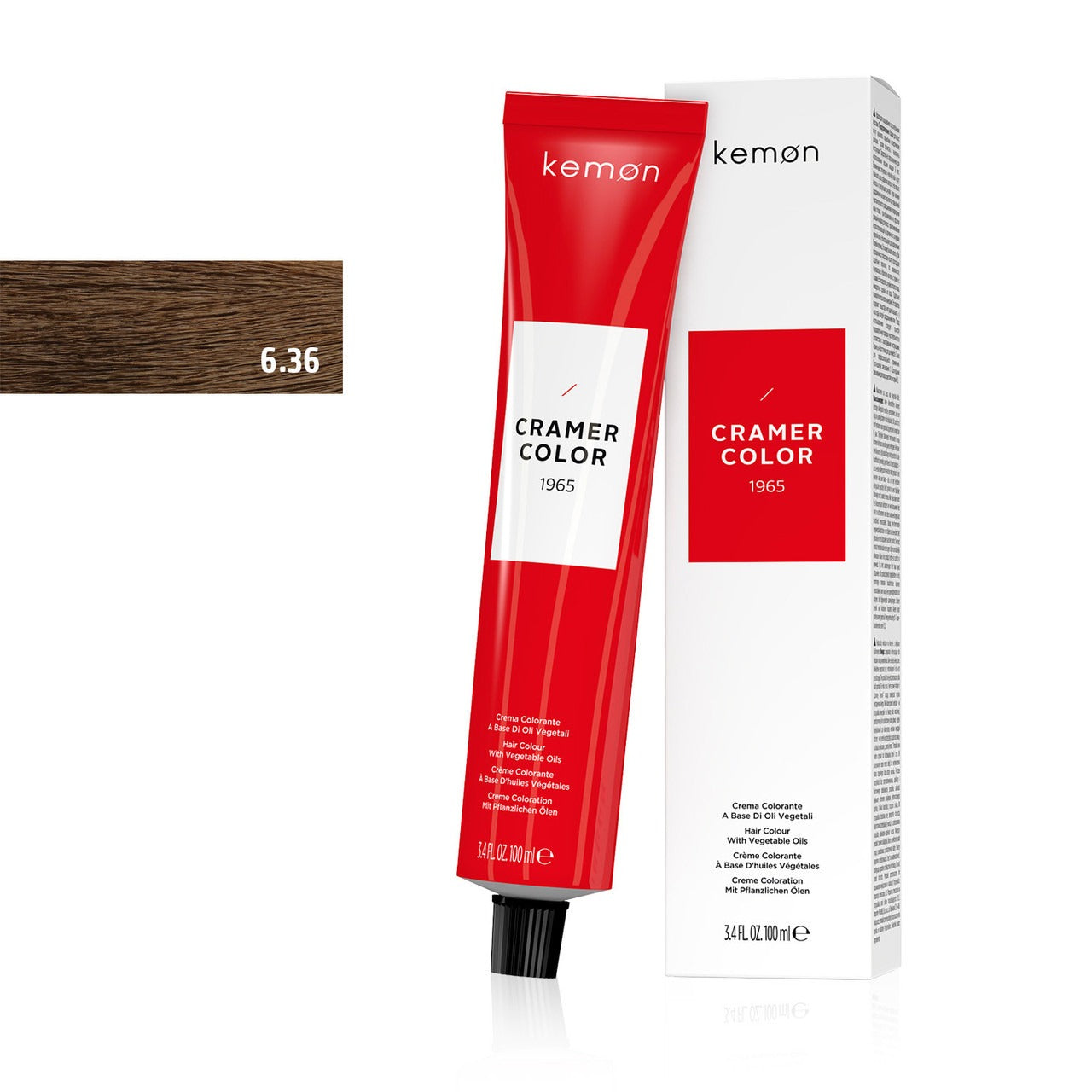 KEMON Cramer Color 6.36 Blond Foncé Doré - Teinture capillaire - 100 ml