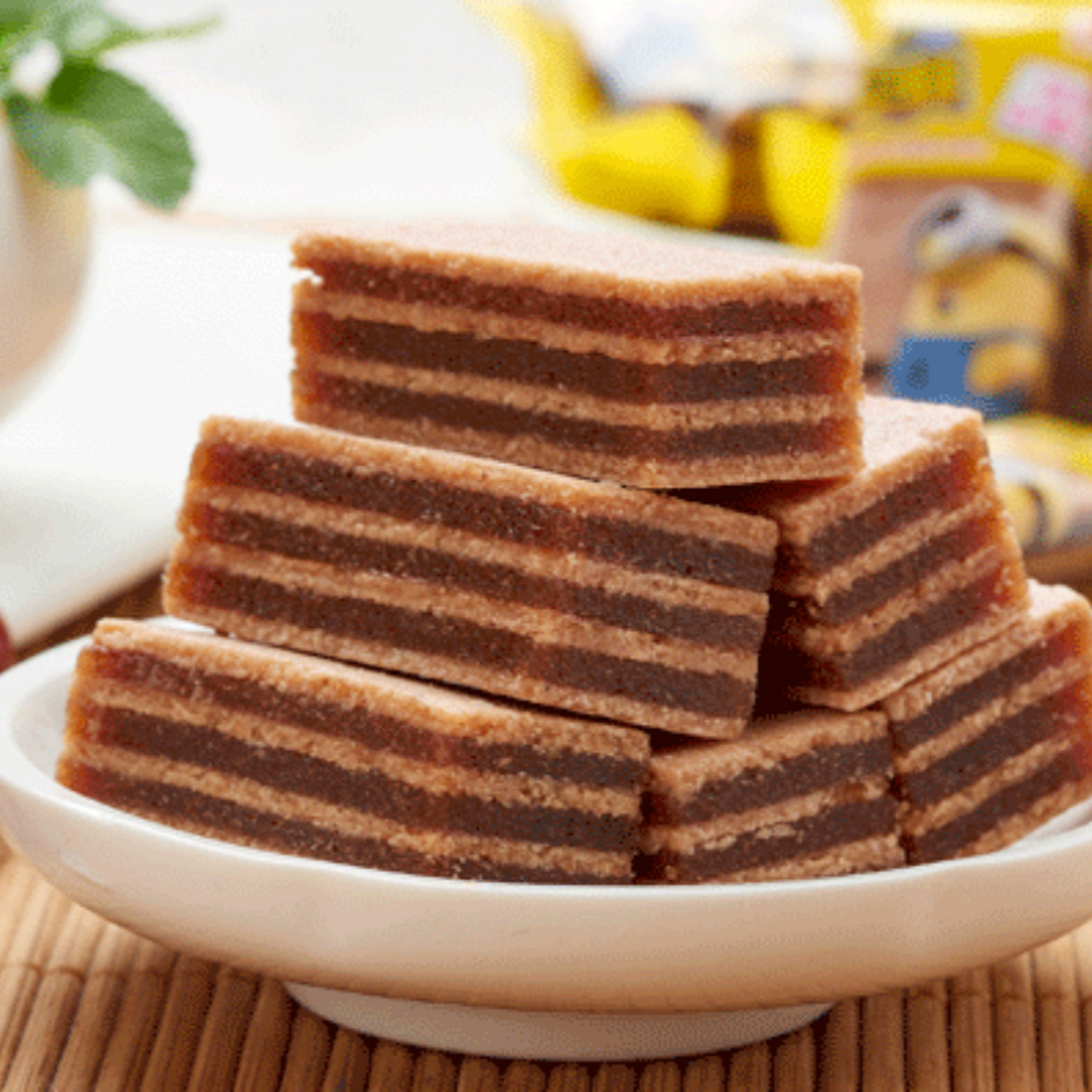 O'Say Gâteau d'aubépine en couches Saveur datte rouge 200 g