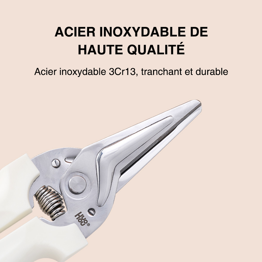 Huohou Ciseaux de cuisine pour viandes en acier inoxydable
