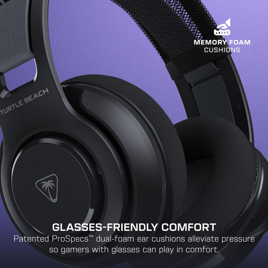 Turtle Beach Atlas 200 Casque Gaming PC Filaire (Prise Jack 3,5 mm) - Micro Flip-to-Mute - PC - Noir