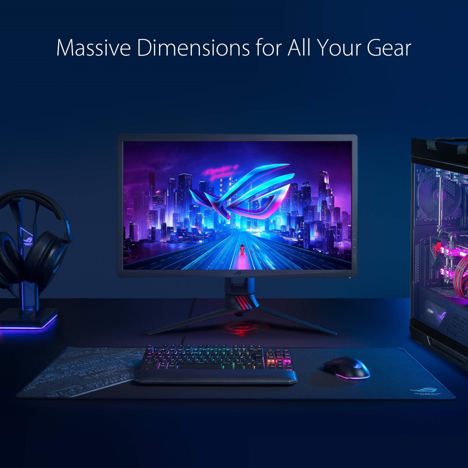 ASUS ROG Sheath BLK LTD Tapis de Souris Gaming - Noir, Gris & Blanc