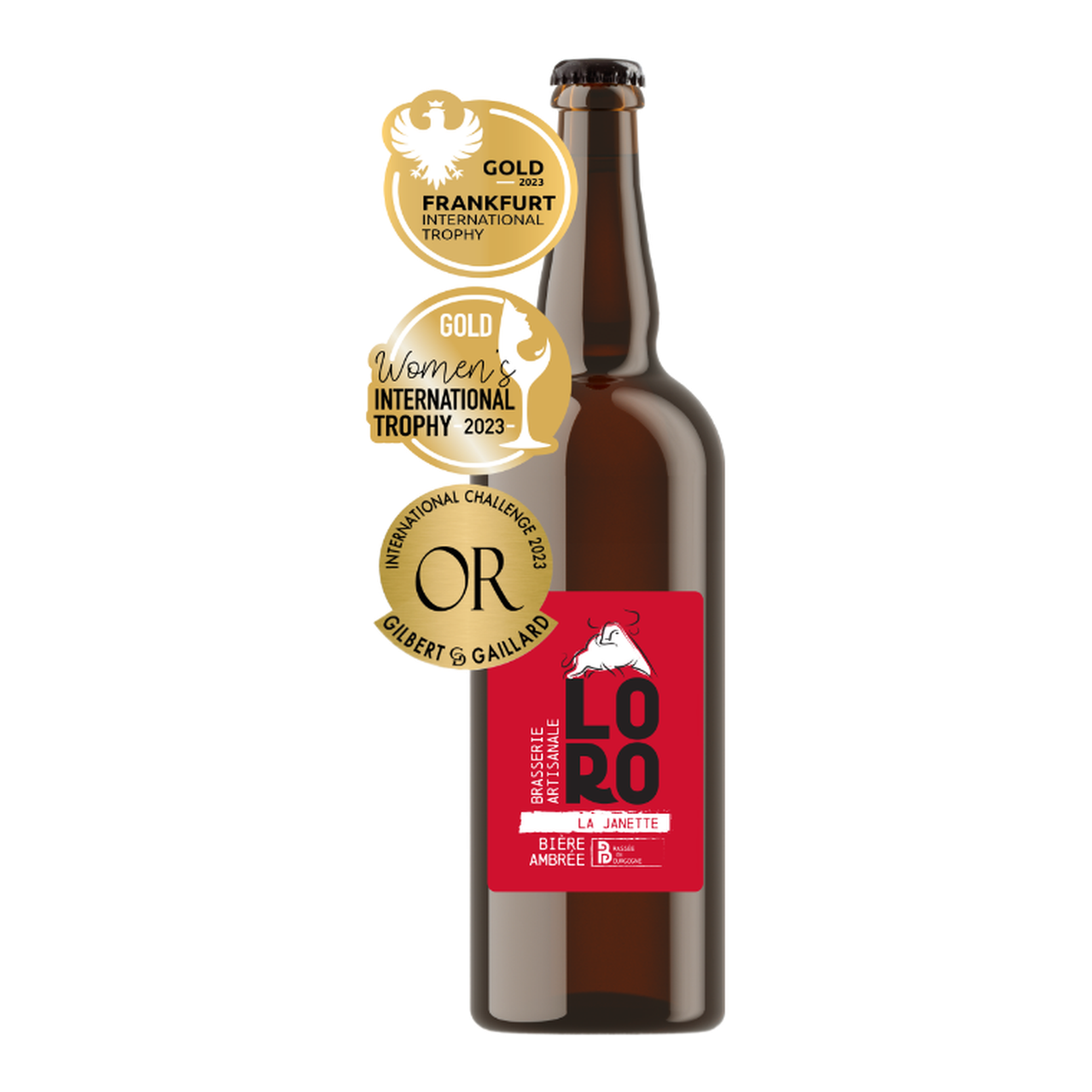 LORO Janette Bière artisanale ambrée - 75 cl