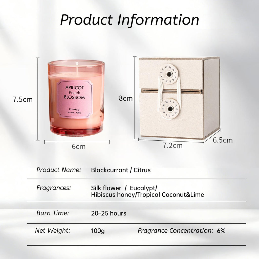 Zooly Bougie parfumée Amber Time Fleur de soie Rose 100 g 1 pièce