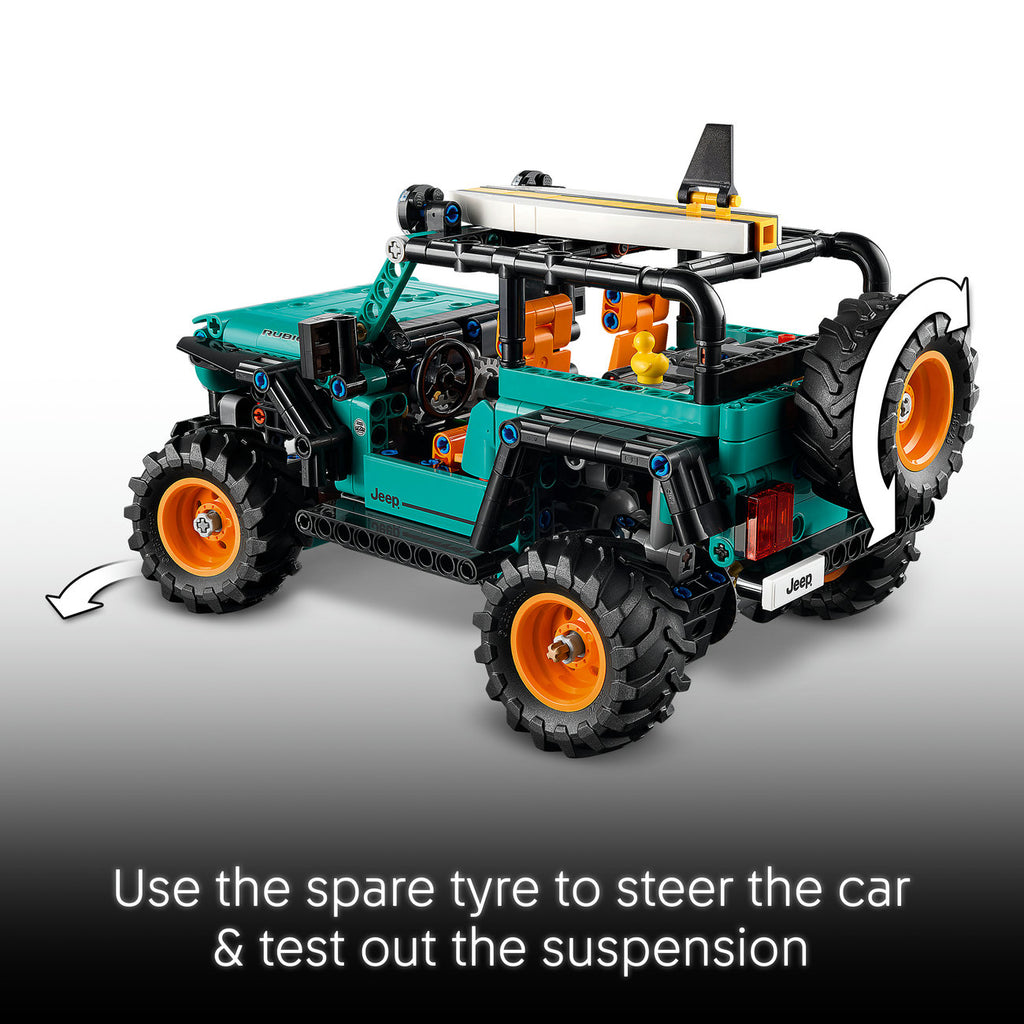 LEGO Technic 42227 Pack de 723 SUV Jeep Wrangler Rubicon