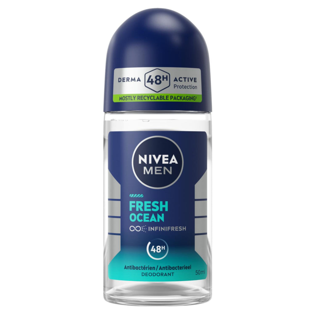 NIVEA MEN Déodorant Aisselles Fresh Ocean Protection 48h Bille 50ml