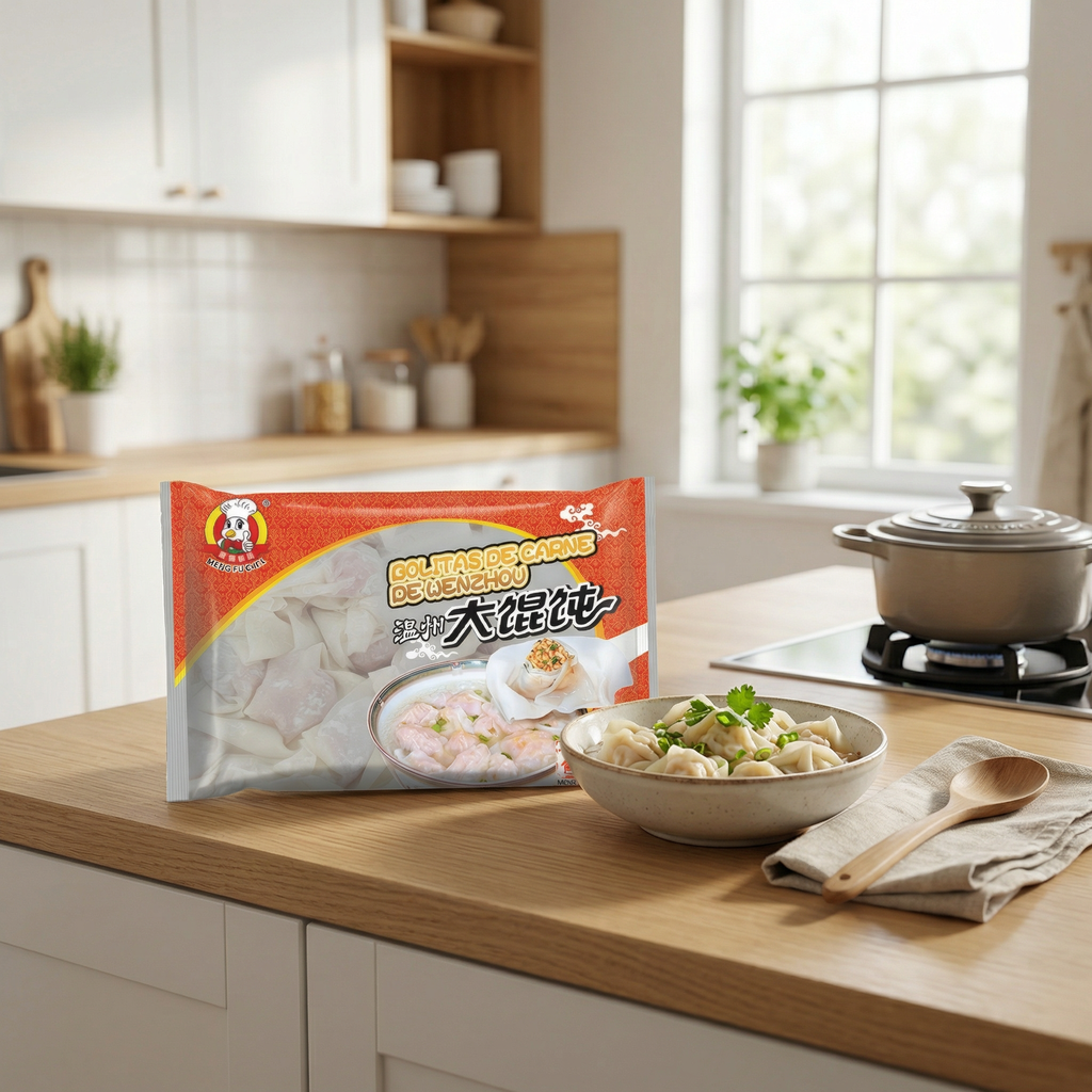 Meng Fu Raviolis wonton de Wenzhou 200 g