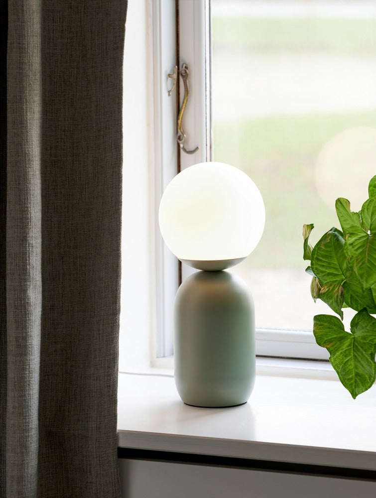 Lampe à poser NOTTI métal vert IP20 E14 - Nordlux, Intérieur