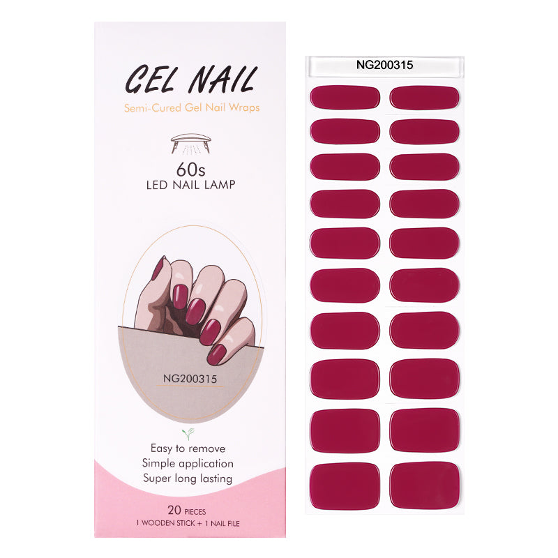 MeoMagic 14-142 Autocollants gels pour ongles - 20 pièces