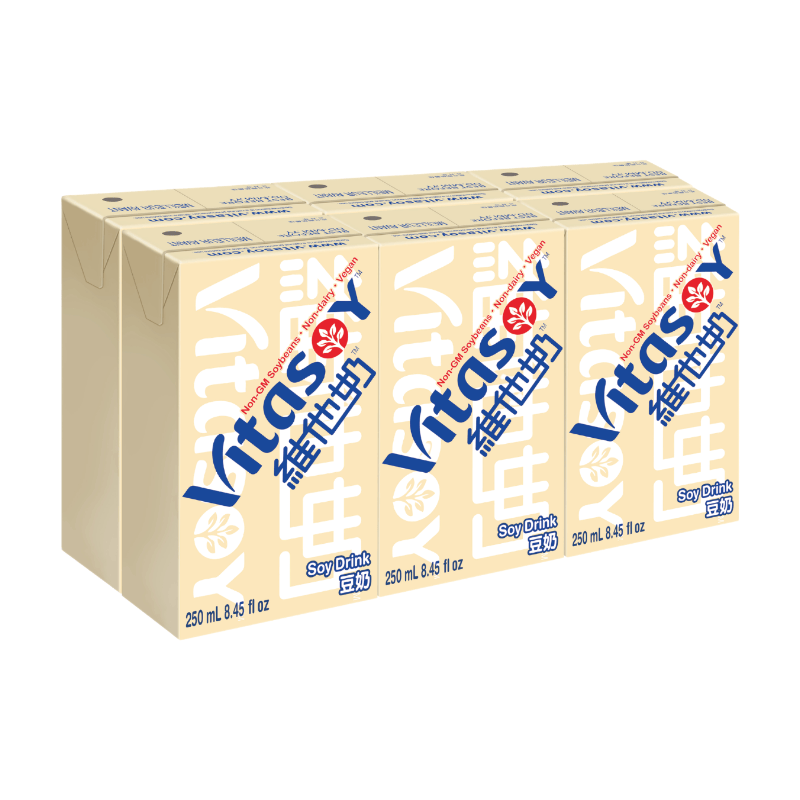 Vitasoy Briques de lait de soja nature - 6 x 250 ml