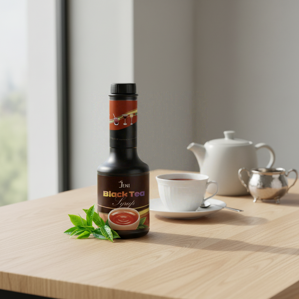 Sirop de thé noir JENI 600 g - Nouveauté