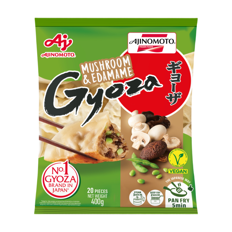 AJINOMOTO Gyoza aux champignons et édames - 20 pièces (400 g)