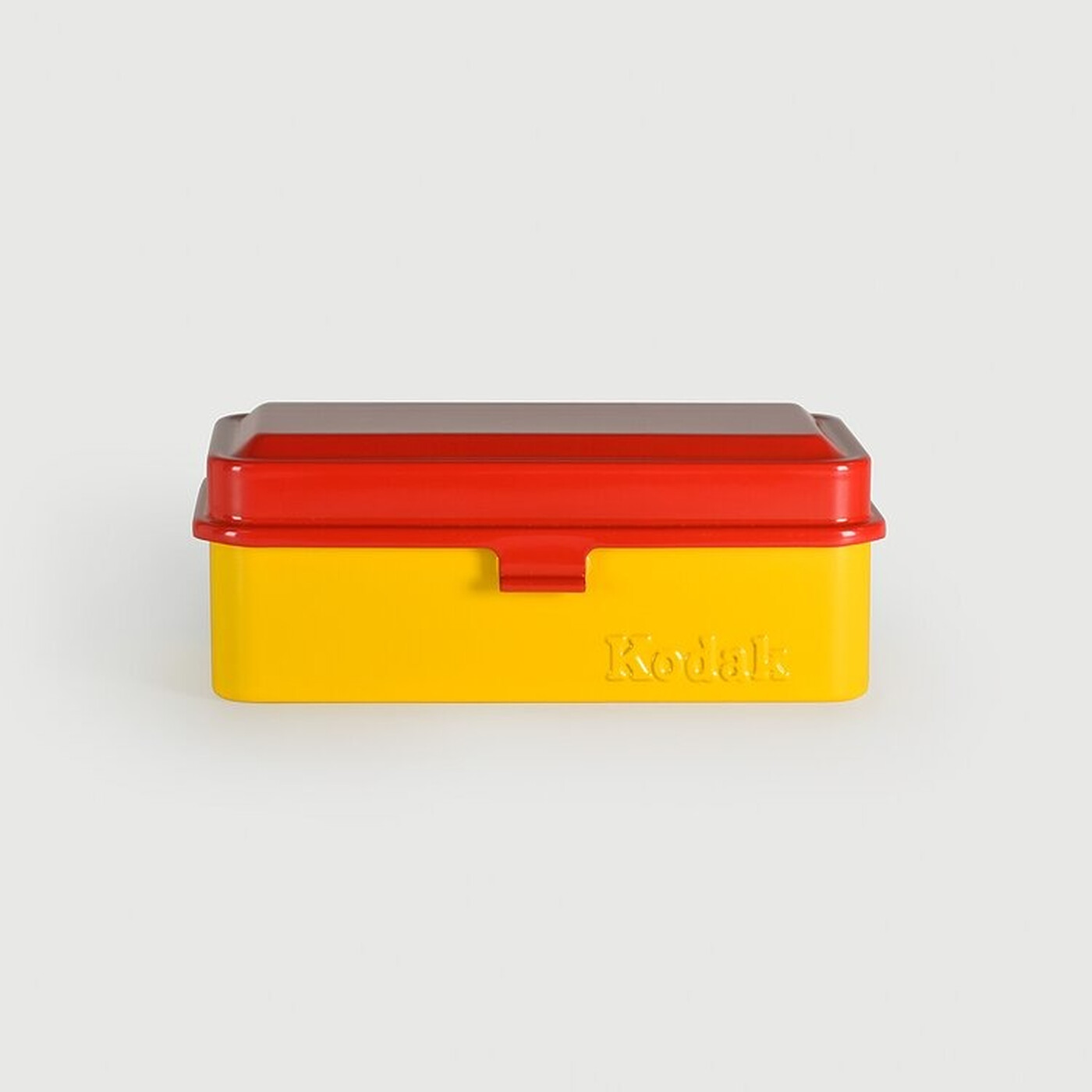 Kodak Boîte de rangement en métal pour film 120/135 mm Rouge