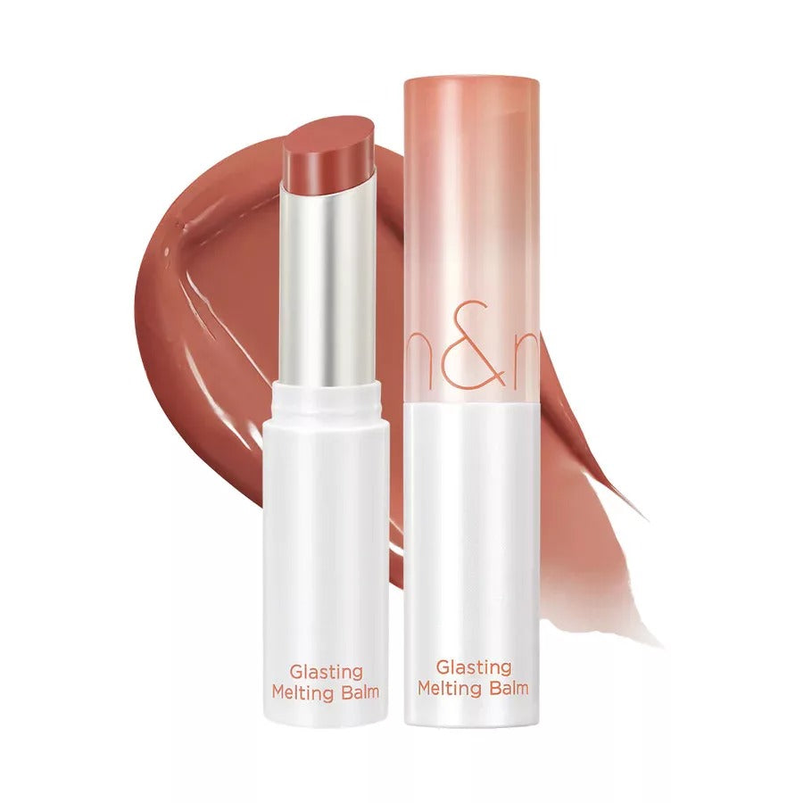 rom&nd Glasting Melting Balm Baume à lèvres hydratant, teinte n°05 Nougat Sand - 3,5 g