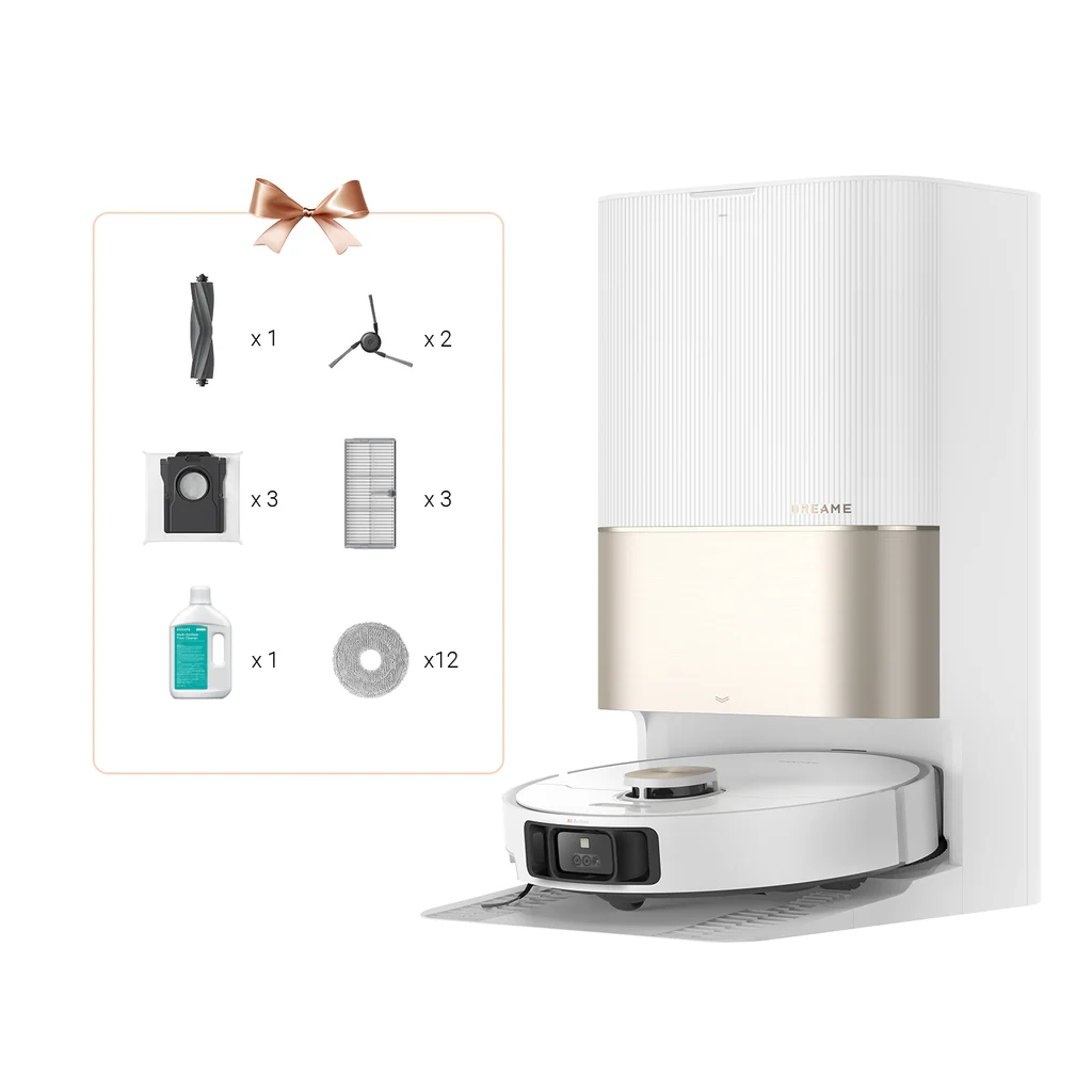 Dreame X40 Ultra Robot aspirateur complet - Blanc