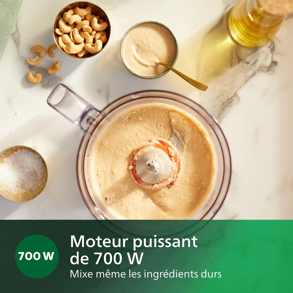PHILIPS HR7320/00 Multicuiseur, Série 3000, Blanc, 700 W