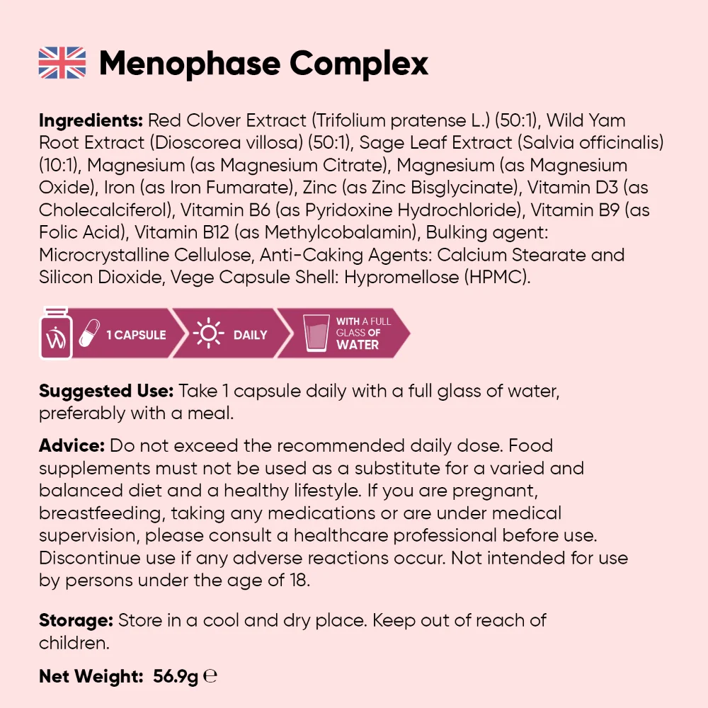 WeightWorld MenoPhase Complex 120 gélules