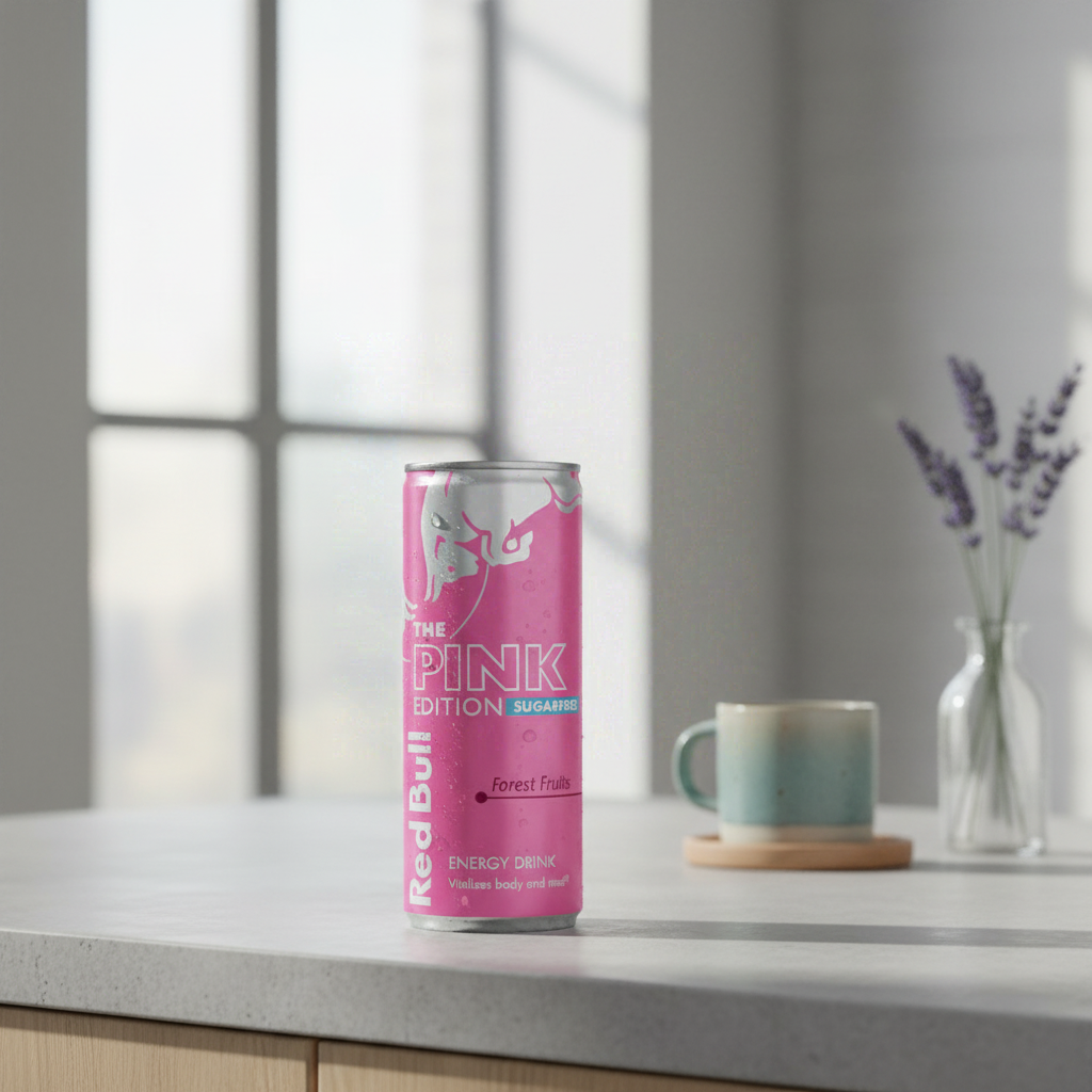 RED BULL Boisson énergisante The Pink Edition Wild Berry Pack de 24 x 25cl