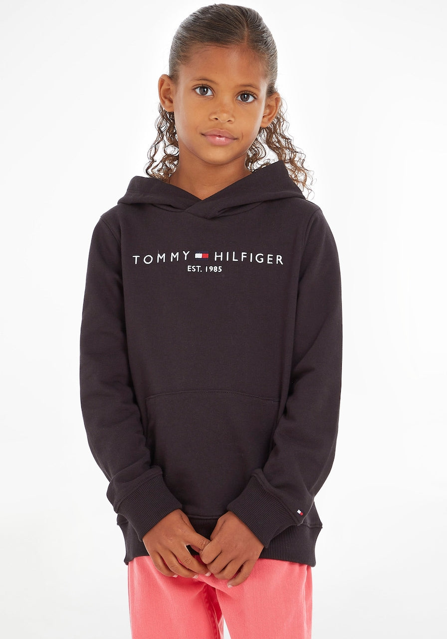 Tommy Hilfiger Sweat à capuche basique Enfant Noir 6