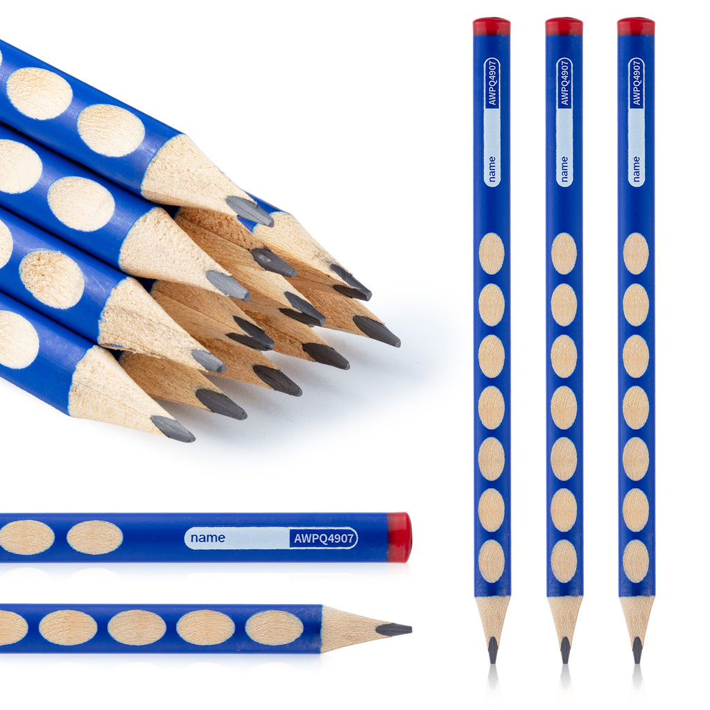 M&G Crayons HB pour enfants, lot de 12 crayons graphite en bois à prise triangulaire, crayons scolaires prétaillés pour écrire, dessiner et faire des croquis
