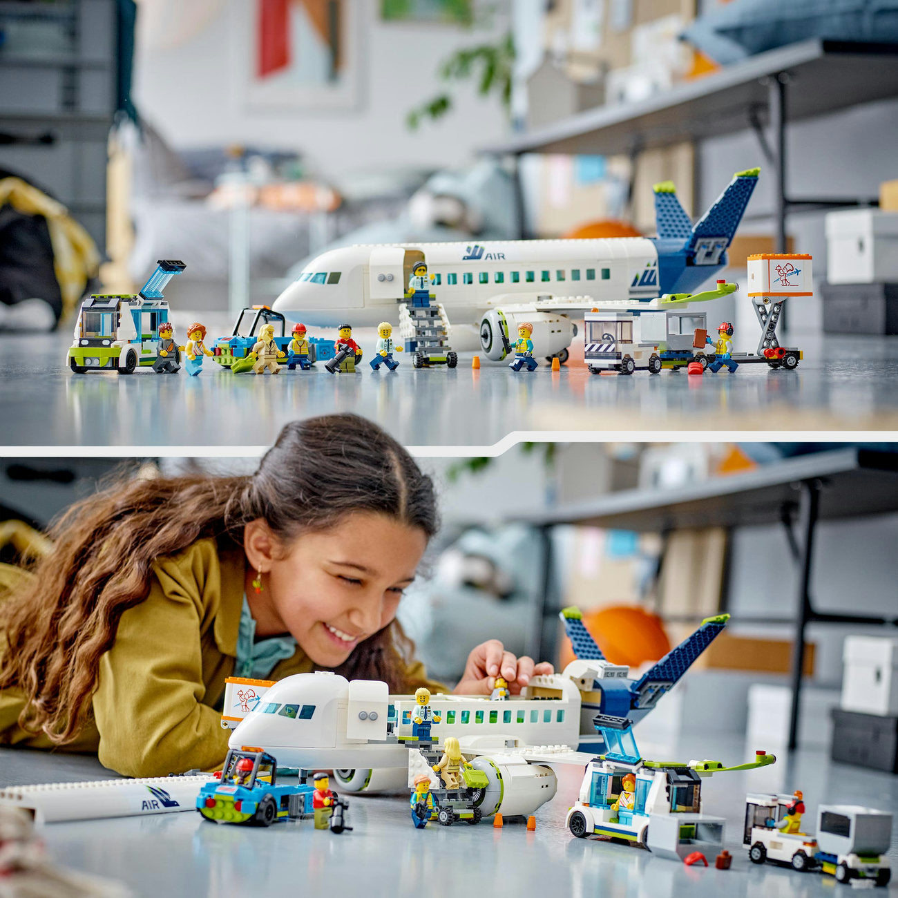 LEGO City 60367 Set de Construction Avion de Passagers