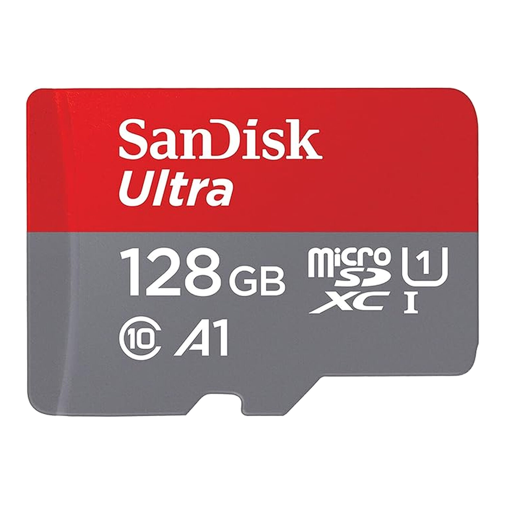 SanDisk Ultra microSDXC 128 Go + adaptateur SD
