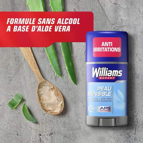 WILLIAMS Expert Déodorant Stick Peaux Sensibles 48H 75 ml