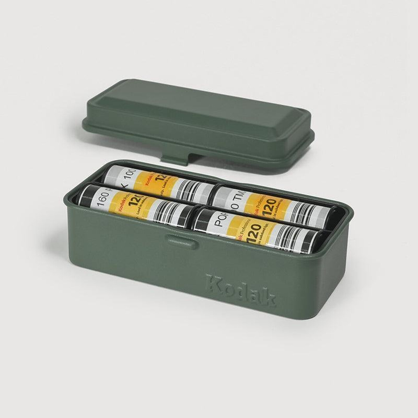 Kodak Boîtier De Rangement Métallique Pour Film 120/135 mm Vert Olive