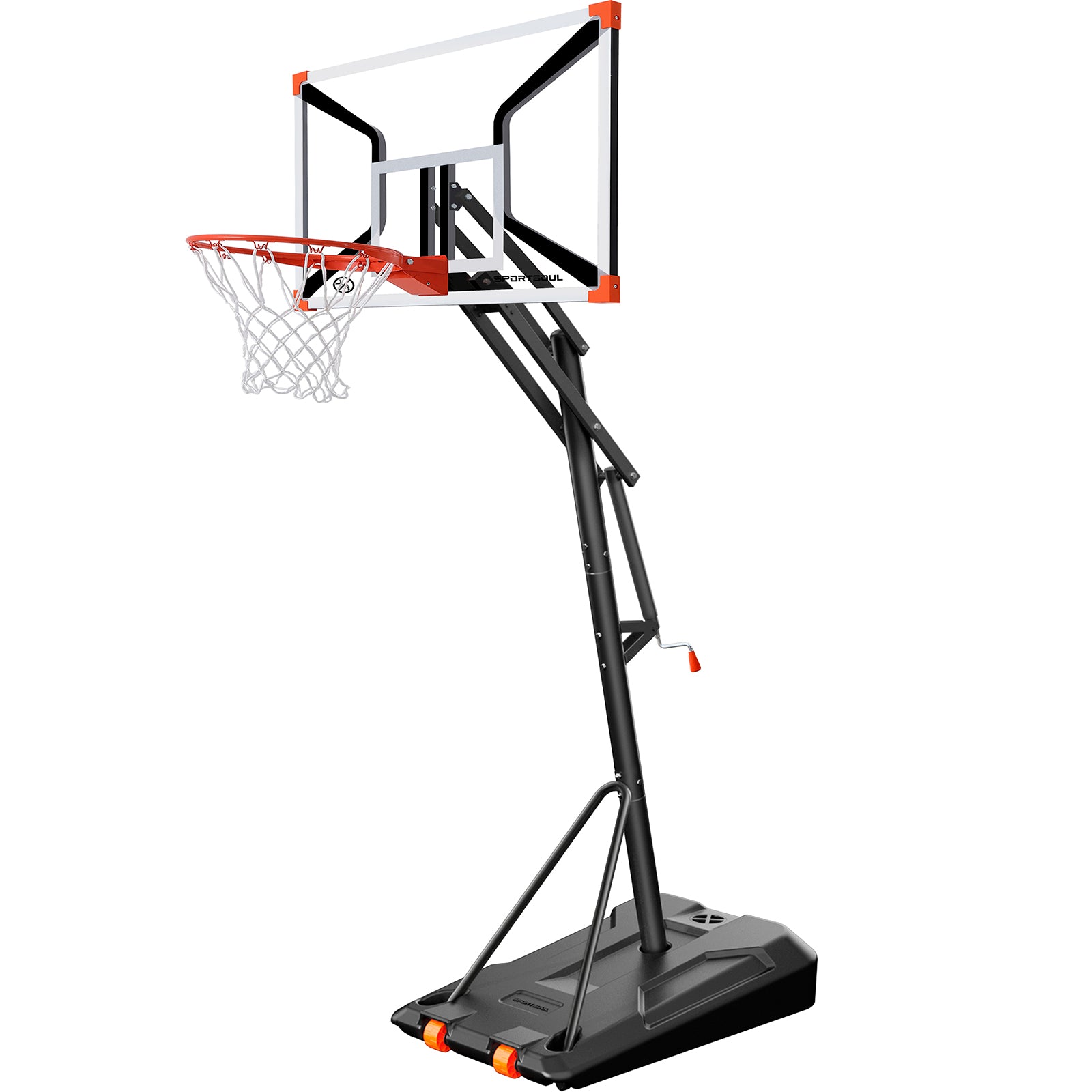 Sportsoul Panier de basket-ball portable - Série X - 54 pouces - 1 ensemble