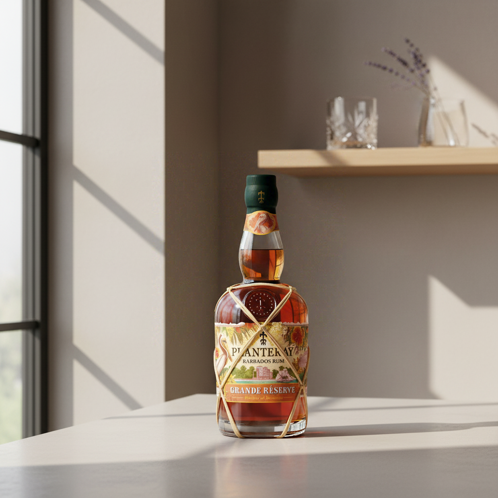 PLANTERAY RUM - (Ex Plantation) - Barbados Grande Réserve - Rhum Vieux Ambré - Origine : Barbade - Notes de Café & Caramel - 40% Alcool - 70 cl