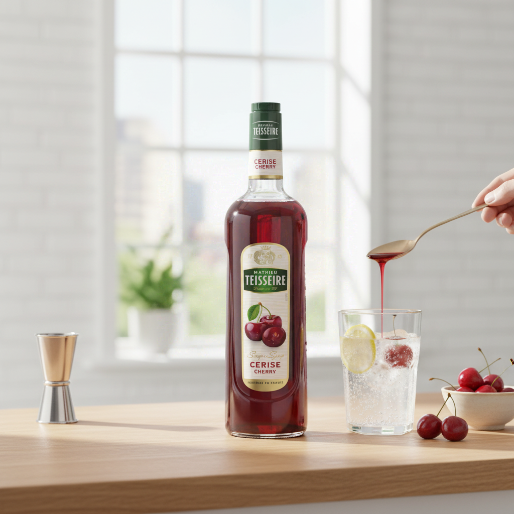 TEISSEIRE Sirop cerise - 1 L