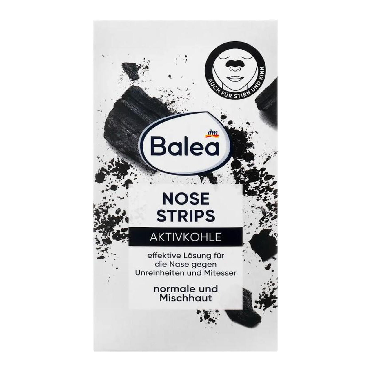 BALEA Patchs nez au charbon actif - 3 pièces