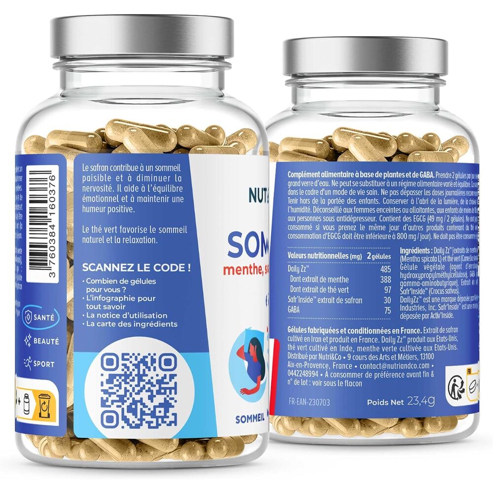 Nutri&Co Formule Sommeil - 60 gélules