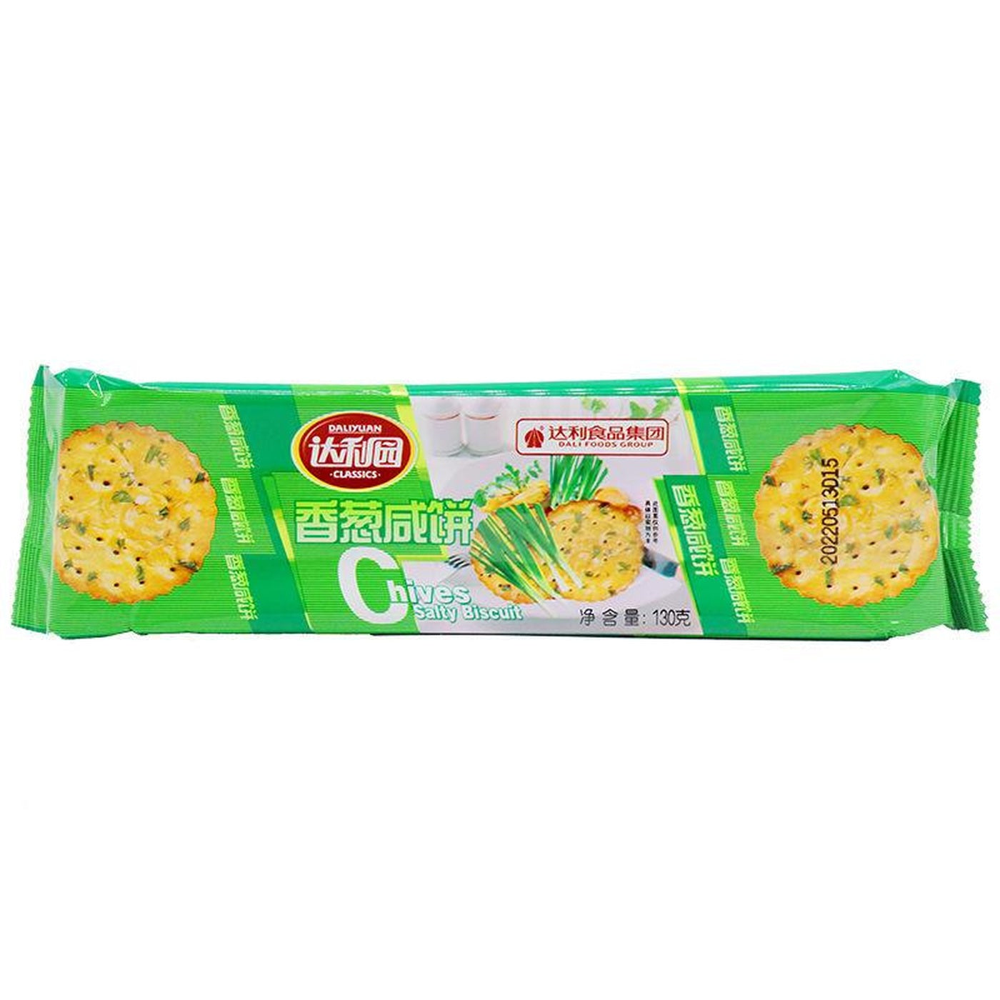 Daliyuan Biscuits salés à la ciboule - 130 g