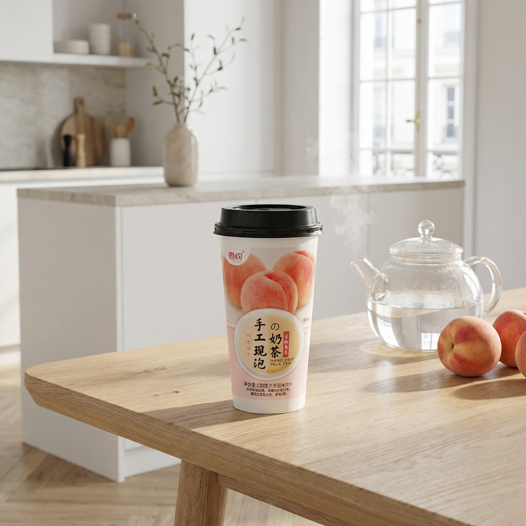 Xiang Yue Thé au lait artisanal fraîchement infusé (Oolong à la pêche) 120 g