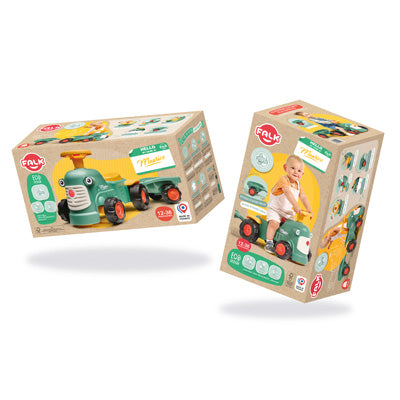 Falk Tracteur porteur jouet Maurice - Les petits jardiniers - 95 x 31 x 36 cm - 1