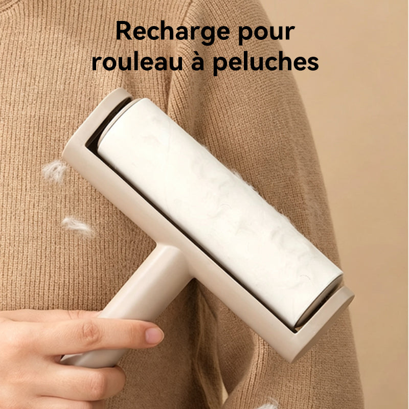 JORDAN&JUDY Grand papier adhésif anti-poussière 16 cm, déchirable, pour utilisation avec un rouleau anti-poussière, 360 feuilles (6 rouleaux de papier adhésif)