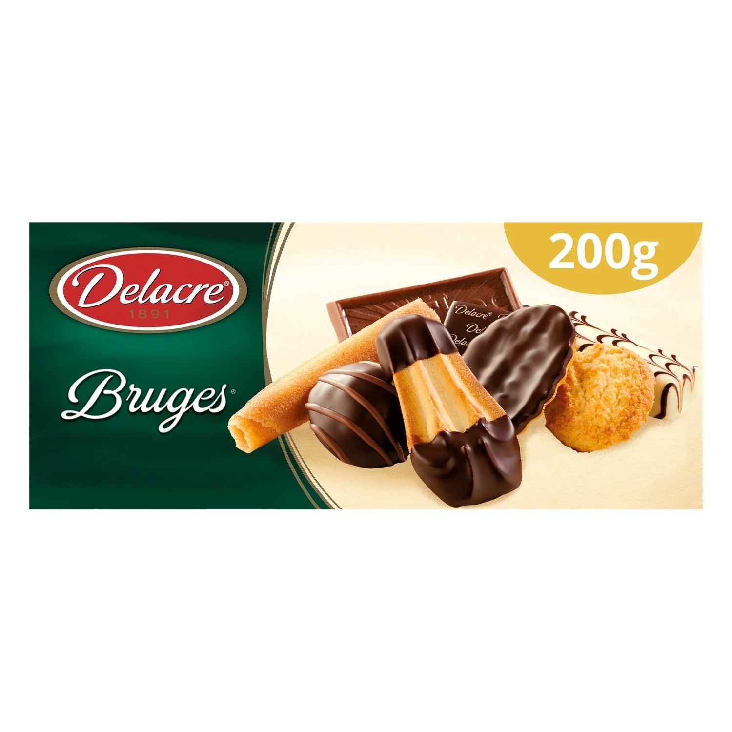DELACRE Assortiment de biscuits brugge 200g