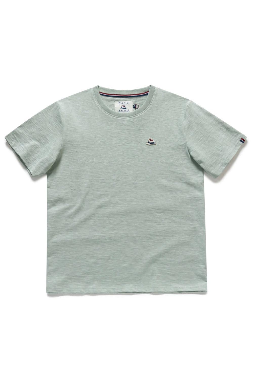 GALTSAND T-shirt Homme en Jersey Flammé - Vert Sauge Clair - Taille S