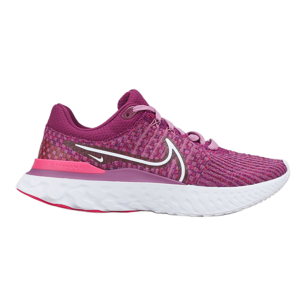 Nike React Infinity Run Flyknit 3 Bordeaux Femme