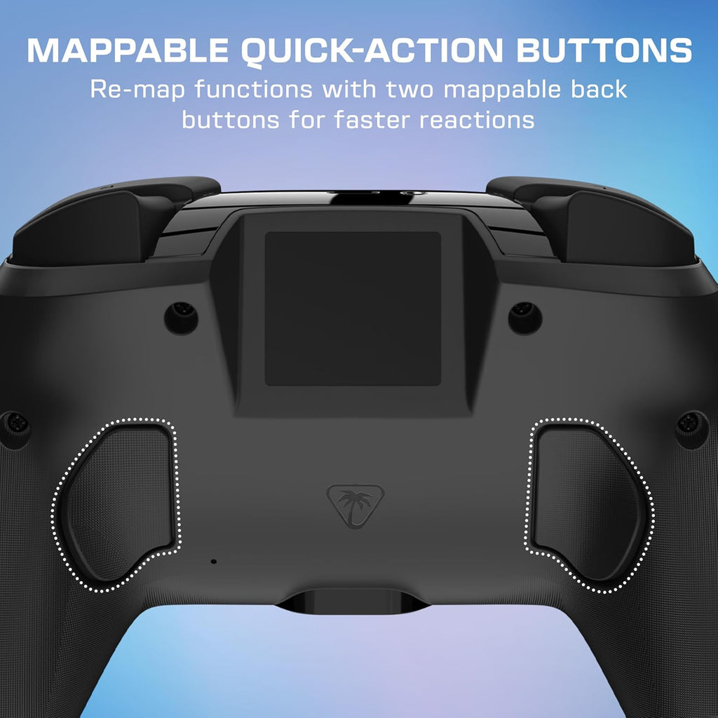Turtle Beach Rematch Manette Sans Fil (Bluetooth) - Joysticks TMR, Batterie 40h, Bouton C pour GameChat, 2 Boutons Programmables - Nintendo Switch 2, Switch, Switch Lite & Switch OLED - Noir