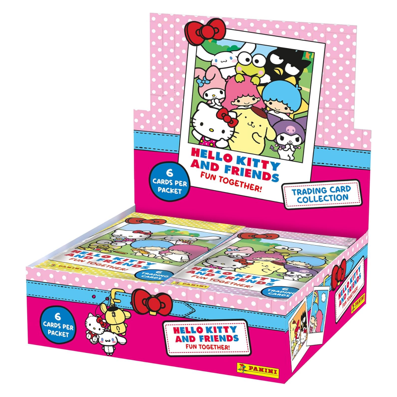 PANINI HELLO KITTY & FRIENDS TRADING CARDS Boite de 24 pochettes premium